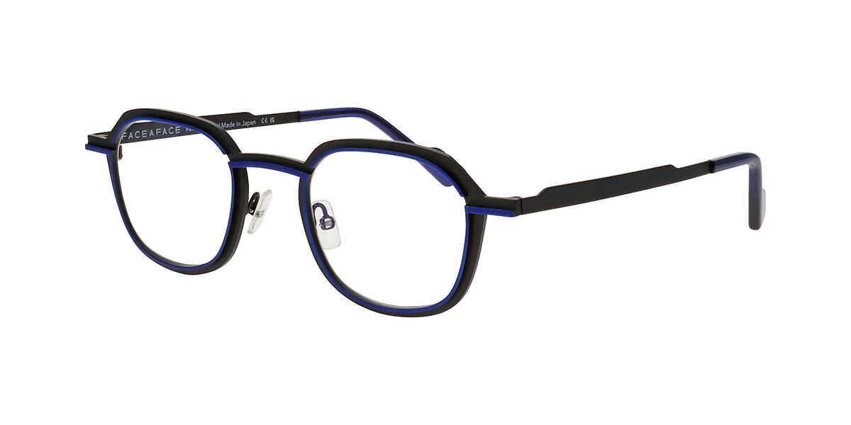Image of Face a Face Eiffel 2 9620 48 Lunettes De Vue Homme Bleues FR