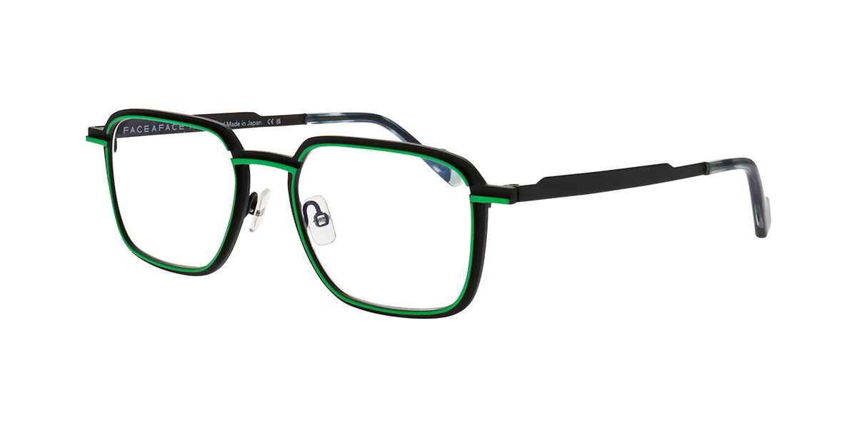 Image of Face a Face Eiffel 3 9025 54 Lunettes De Vue Homme Vertes FR