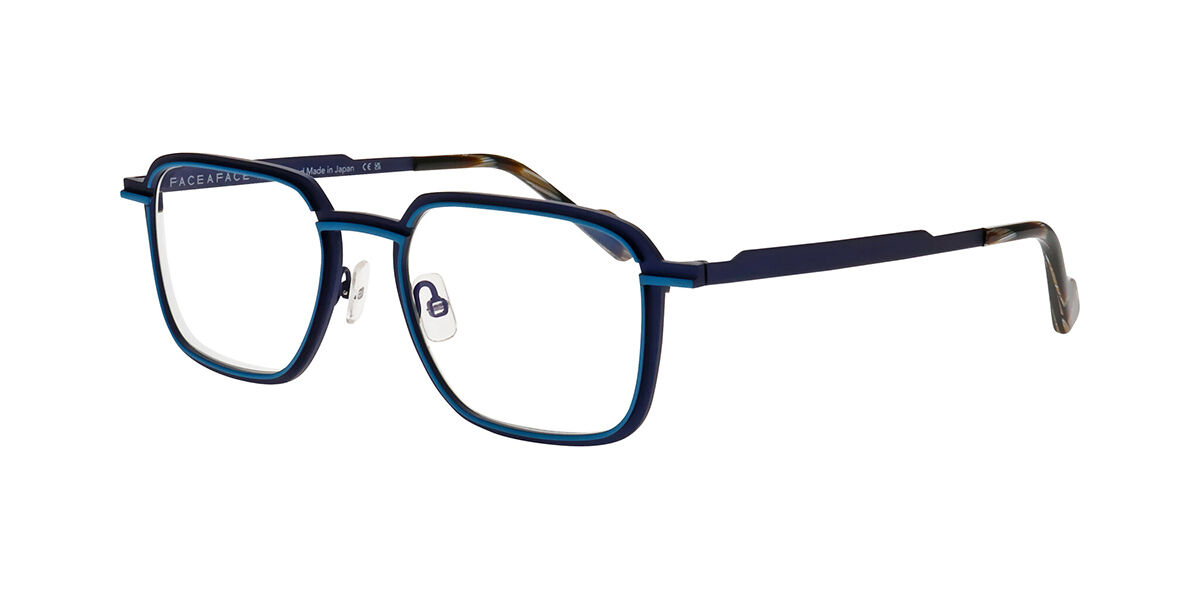 Image of Face a Face Eiffel 3 9620 54 Lunettes De Vue Homme Bleues FR