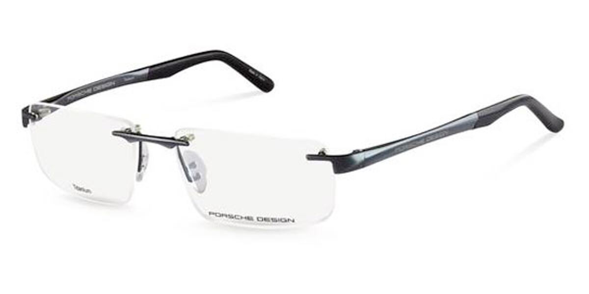 Porsche Design P8214 S2 E Eyeglasses in Grey Blue | SmartBuyGlasses USA