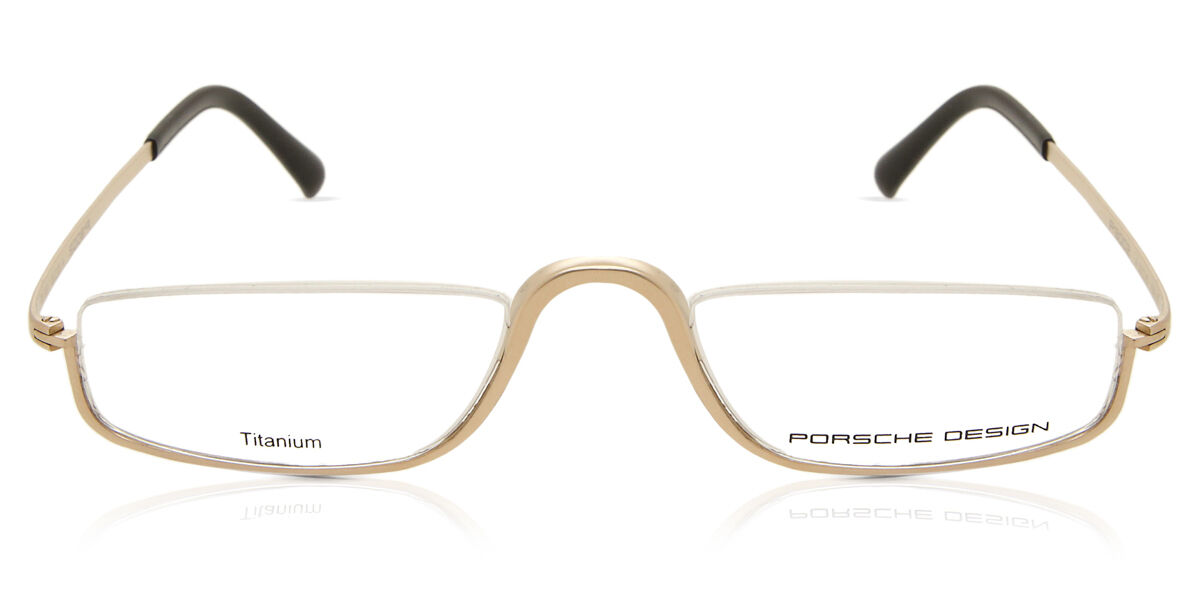 Porsche Design P8002 A Men's Eyeglasses Gold Size 50 - Blue Light Block Available