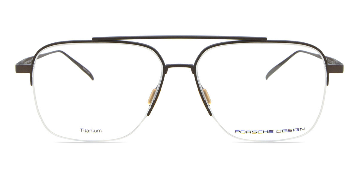 Photos - Glasses & Contact Lenses Porsche Design P8359 D Men's Eyeglasses Brown Size 56 (Fram 