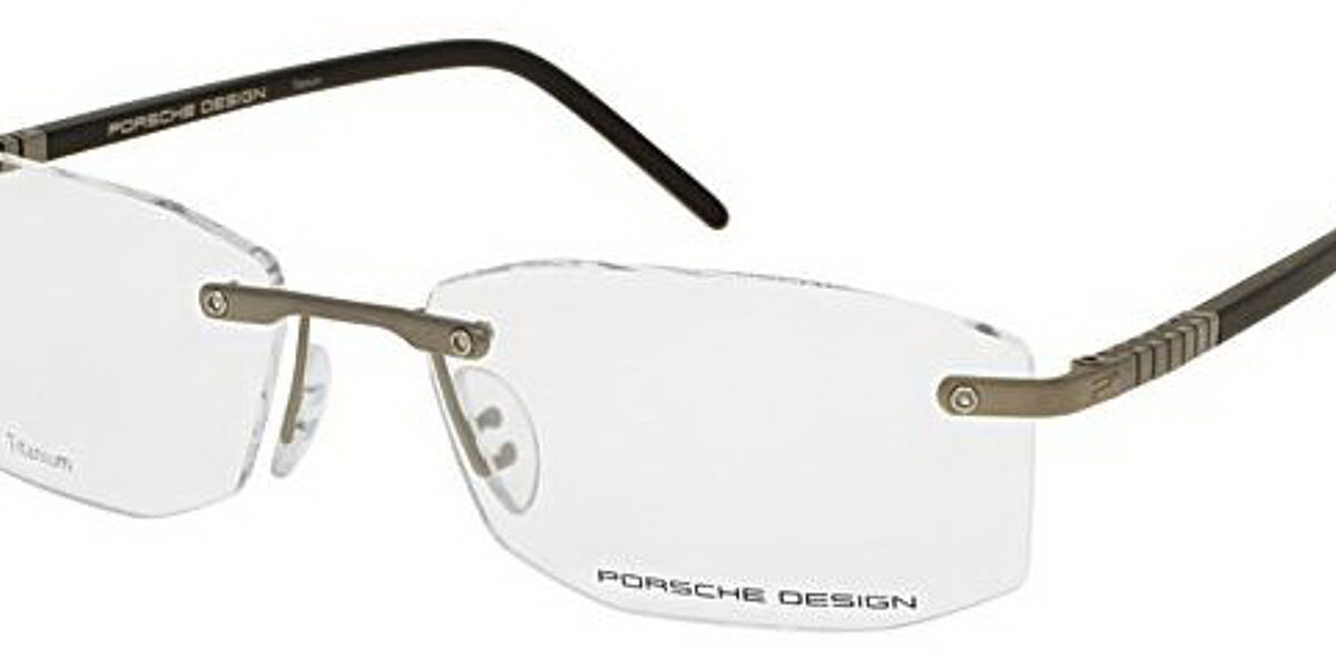 Porsche Design P8144 S2 B Eyeglasses in Silver SmartBuyGlasses USA