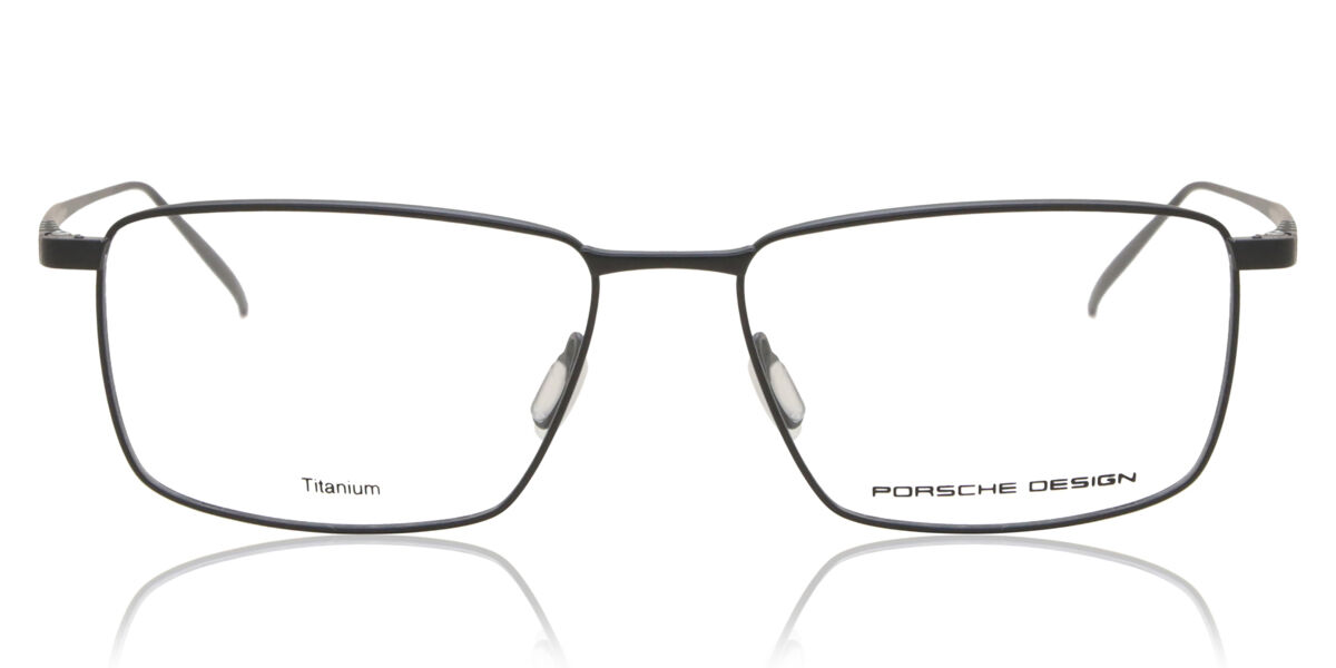 Photos - Glasses & Contact Lenses Porsche Design P8373 A Men's Eyeglasses Black Size 58 (Fram 