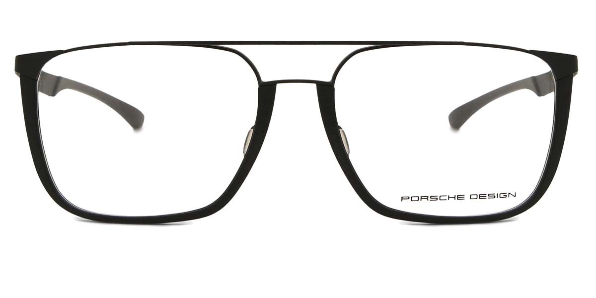 Porsche Design P8388 A 57 Svarta Glasögon (Endast Båge) Män