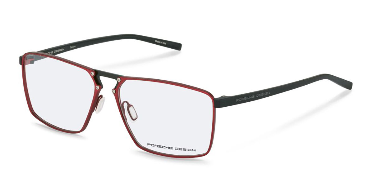 Image of Porsche Design P8764 C000 58 Czerwone Meskie Okulary Korekcyjne PL