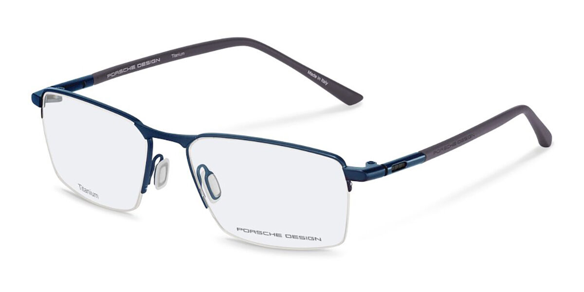 Image of Porsche Design P8765 B000 55 Niebieskie Meskie Okulary Korekcyjne PL