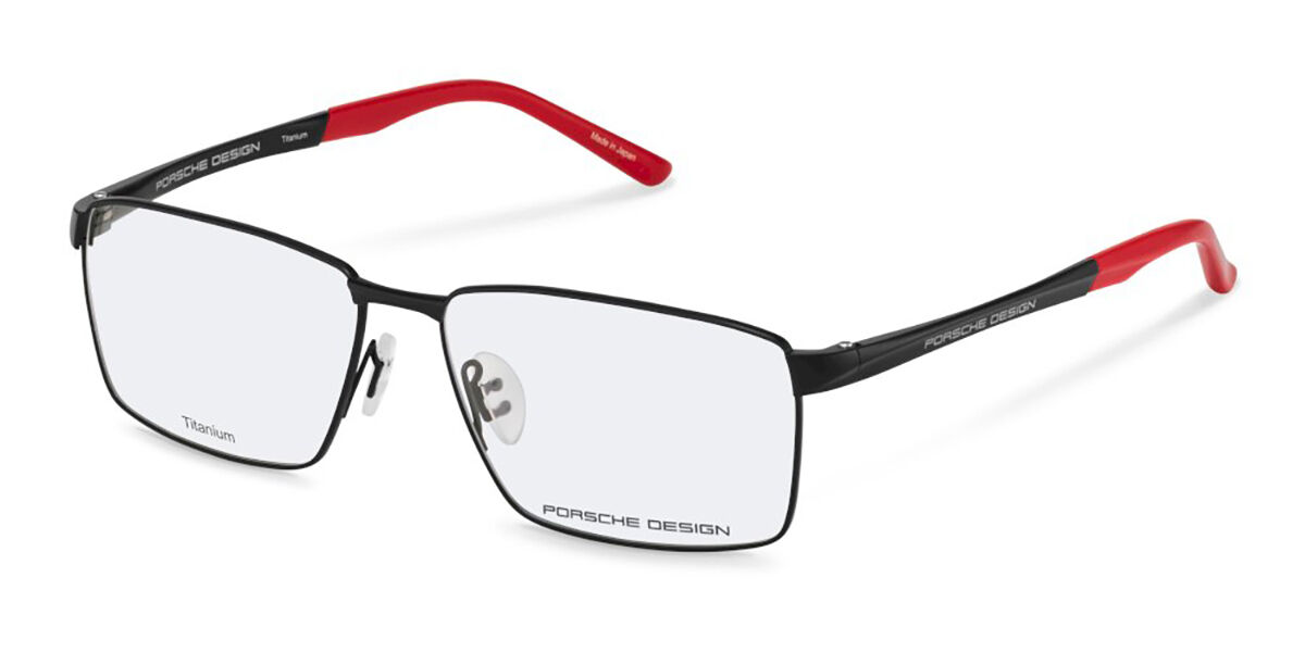 Image of Porsche Design P8777 A000 56 Svarta Glasögon (Endast Båge) Män SEK