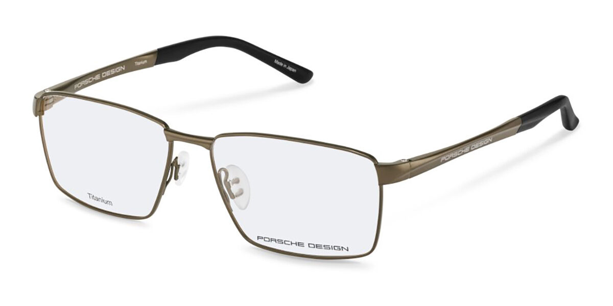 Image of Porsche Design P8777 D000 56 Gröna Glasögon (Endast Båge) Män SEK