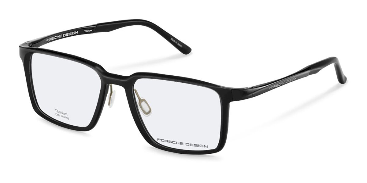 Image of Porsche Design P8778 A000 55 Svarta Glasögon (Endast Båge) Män SEK