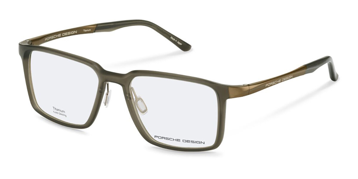 Image of Porsche Design P8778 C000 55 Gröna Glasögon (Endast Båge) Män SEK