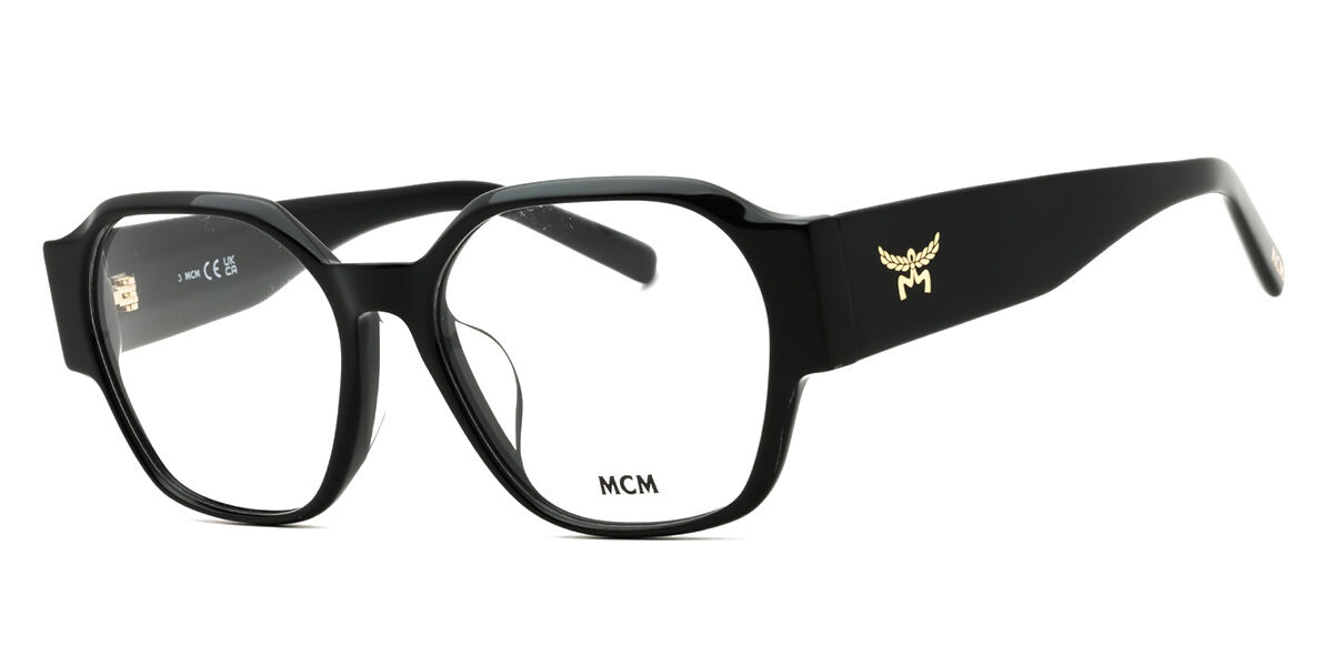 MCM MW5008-D Asian Fit 001 54 Svarta Glas&ouml;gon (Endast B&aring;ge) Kvinna