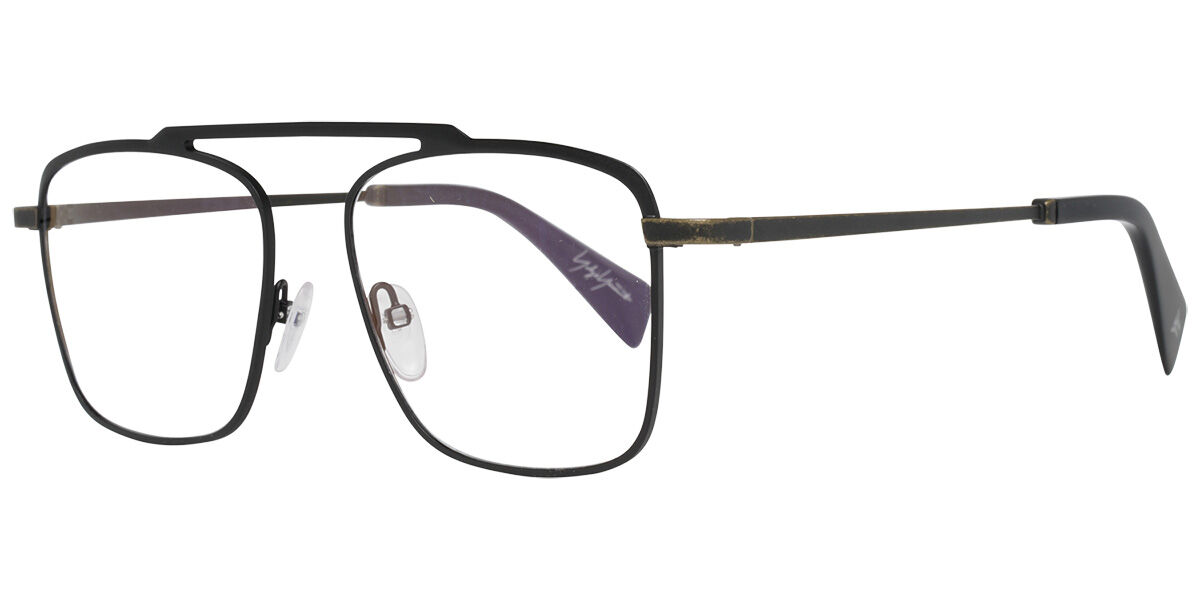 Yohji Yamamoto 3017 002 53 Svarta Glasögon (Endast Båge) Män