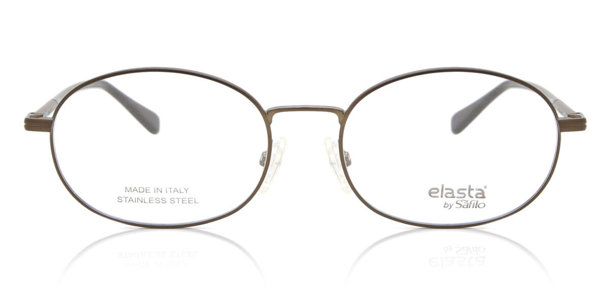 Elasta E 7247 04IN Braune Herren Brillen