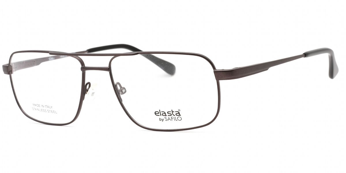 Elasta E 7236 06LB Men's Eyeglasses Silver Size 58 (Frame Only) - Blue Light Block Available