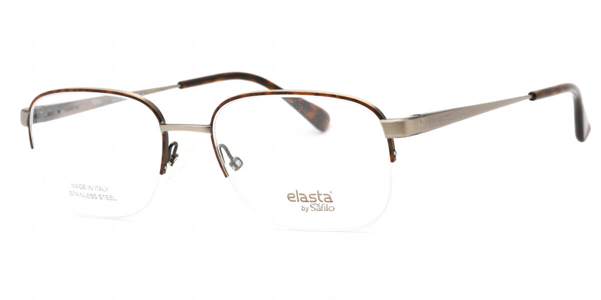 Elasta E 7238 0AB8 Men's Eyeglasses Tortoiseshell Size 54 (Frame Only) - Blue Light Block Available