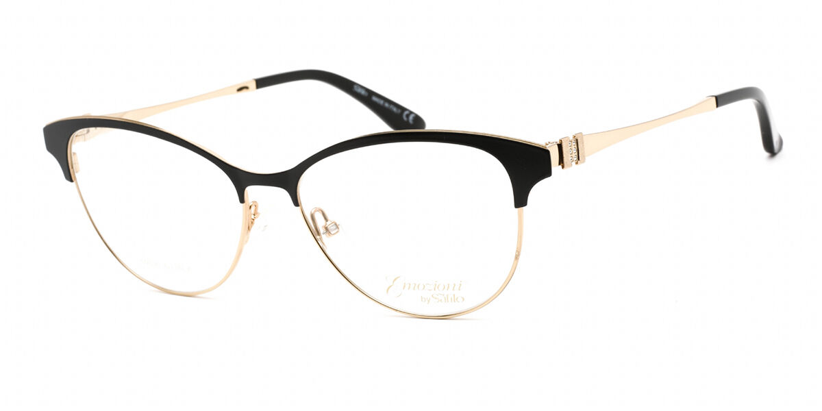 Emozioni EM 4411 02M2 Eyeglasses in Black/Gold | SmartBuyGlasses USA