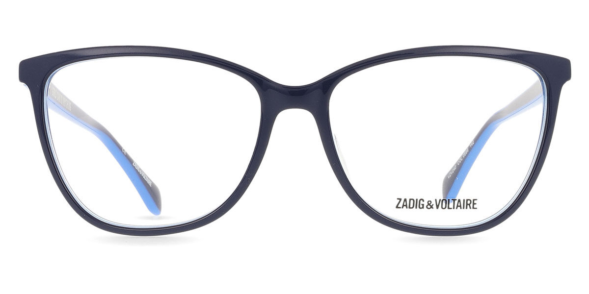 Zadig & Voltaire VZV240 0899 54 Bl&aring;a Glas&ouml;gon (Endast B&aring;ge) Kvinna