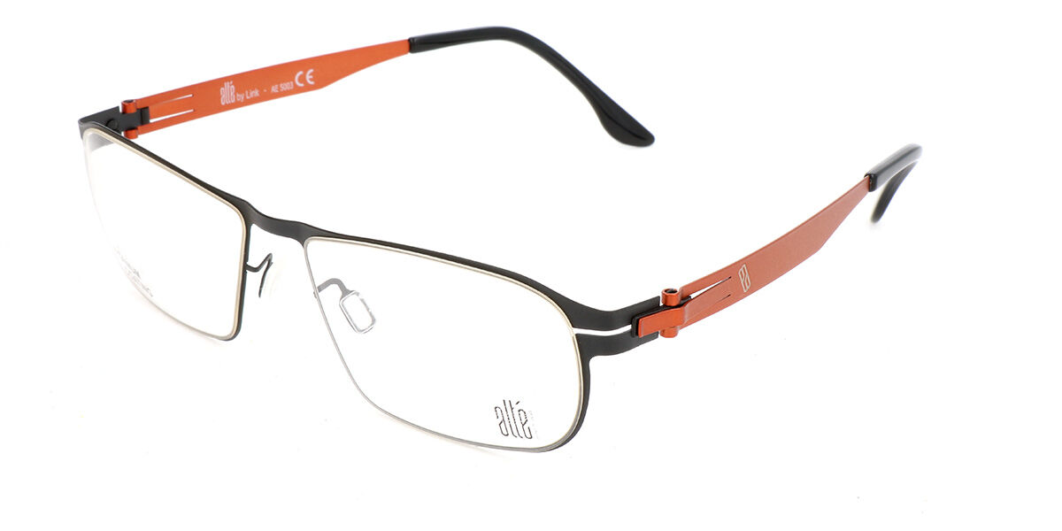 Alte AE5003 126 Schwarze Herren Brillen