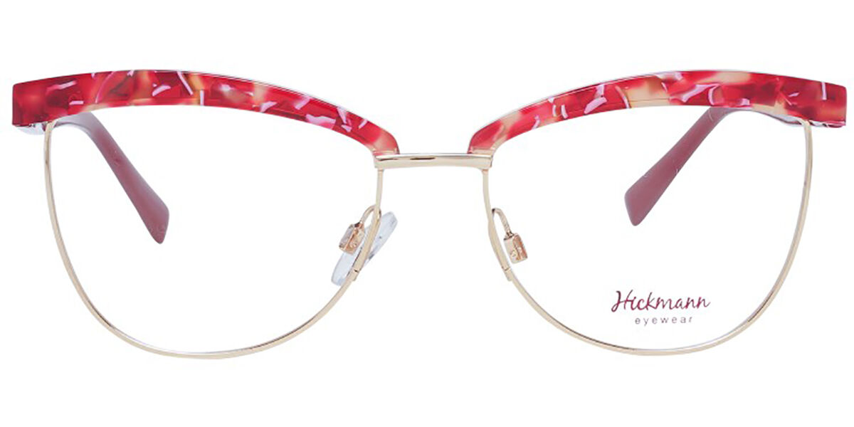 Photos - Glasses & Contact Lenses Ana Hickmann HI1051 E01 Men's Eyeglasses Gold Size 54 (Frame 
