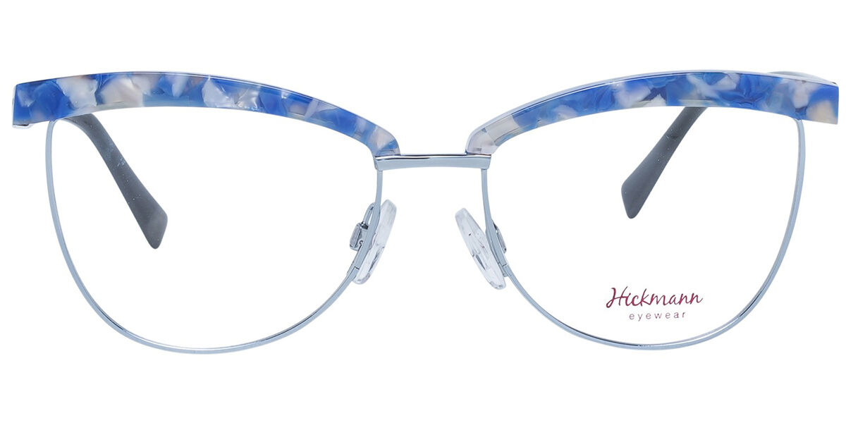 Photos - Glasses & Contact Lenses Ana Hickmann HI1051 E02 Men's Eyeglasses Blue Size 54 (Frame 