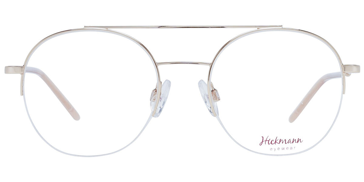 Photos - Glasses & Contact Lenses Ana Hickmann HI1090 04A Women's Eyeglasses Gold Size 51 (Fram 