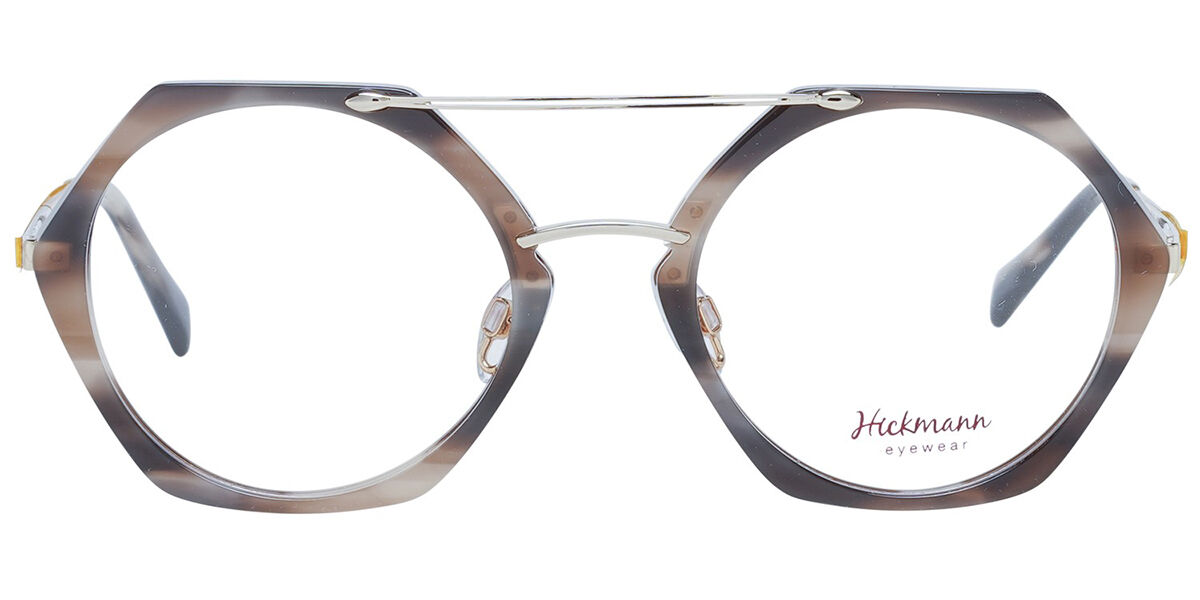 Photos - Glasses & Contact Lenses Ana Hickmann HI6136 E02 Women's Eyeglasses Brown Size 51 (Fra 