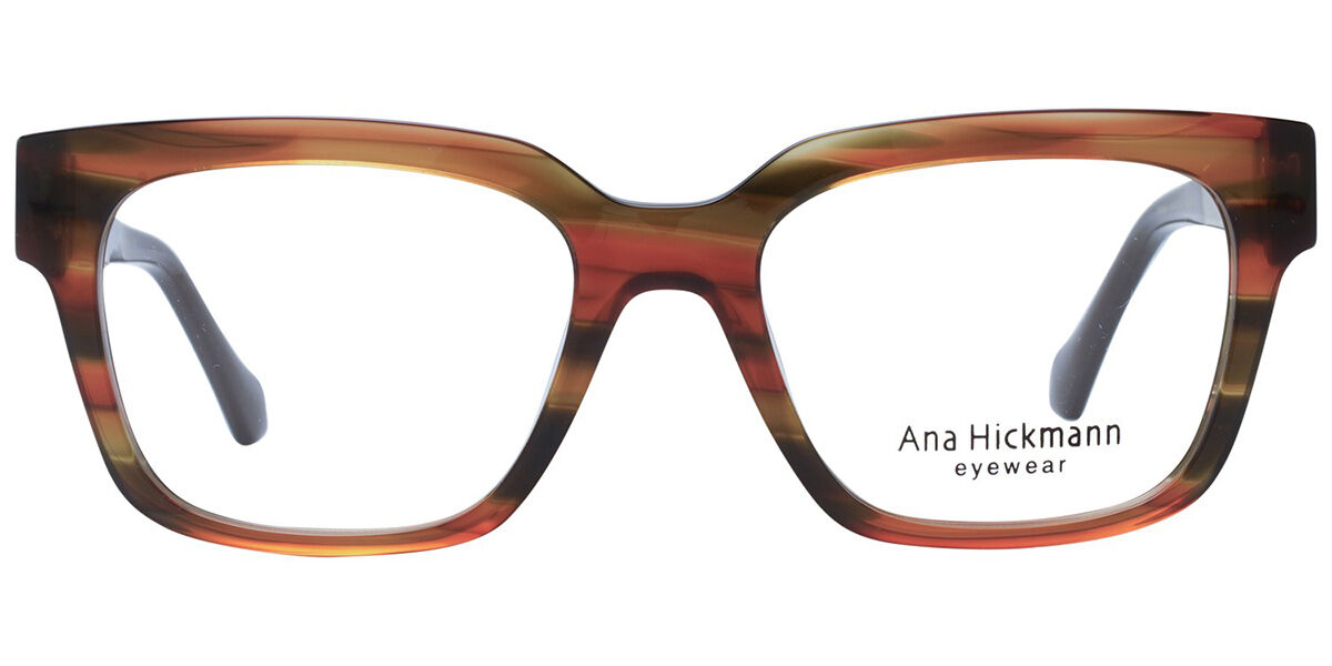 Ana Hickmann AH6492 E01 Men's Glasses Brown Size 53 - Free Lenses - Blue Light Block Available-image
