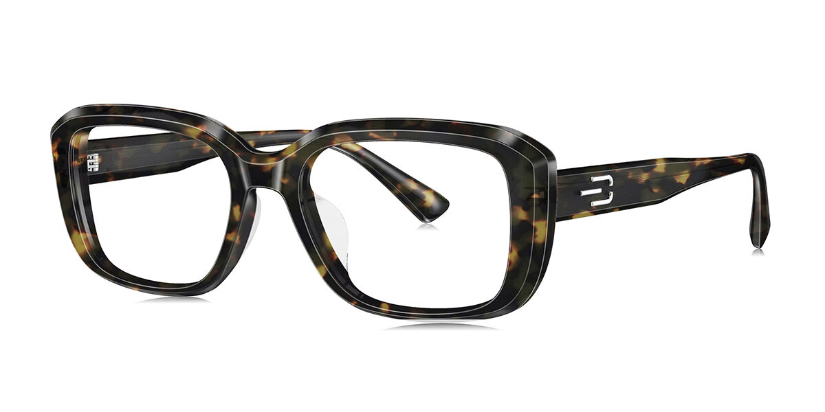 Bolon BJ3167 B20 53 Sköldpaddemönstradeshell Glasögon (Endast Båge) Män