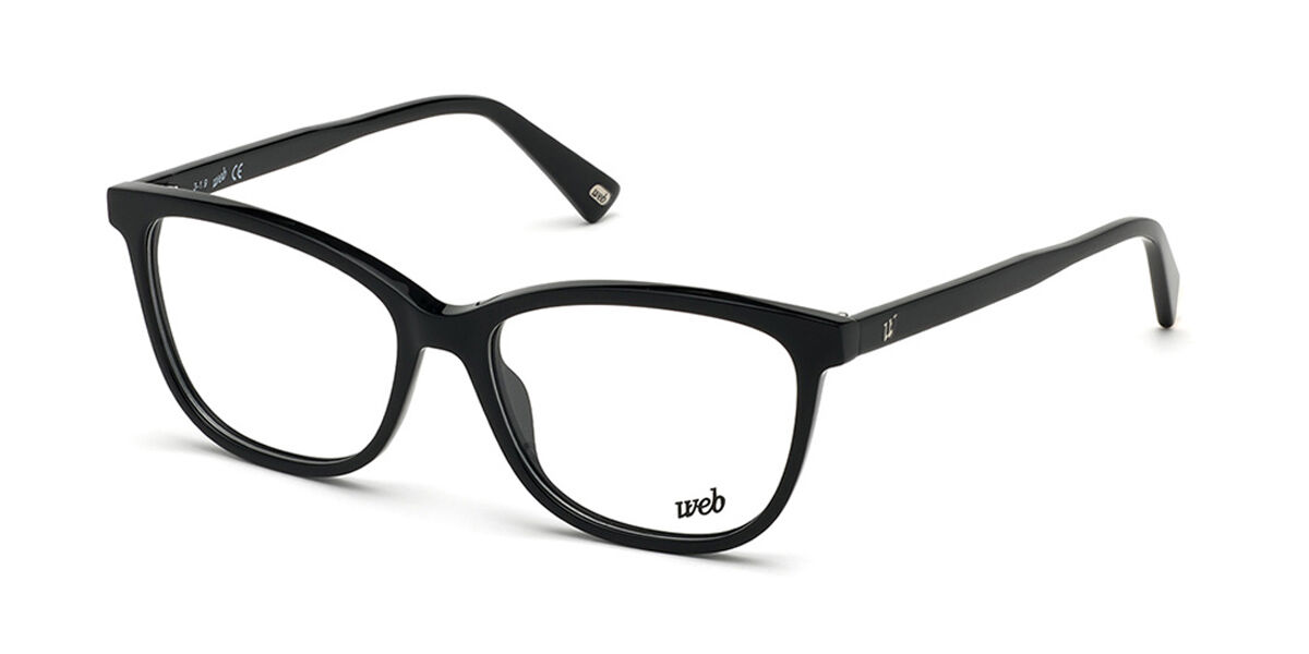 Web WE 5314 001 Glasses Glossy Black | VisionDirect Australia