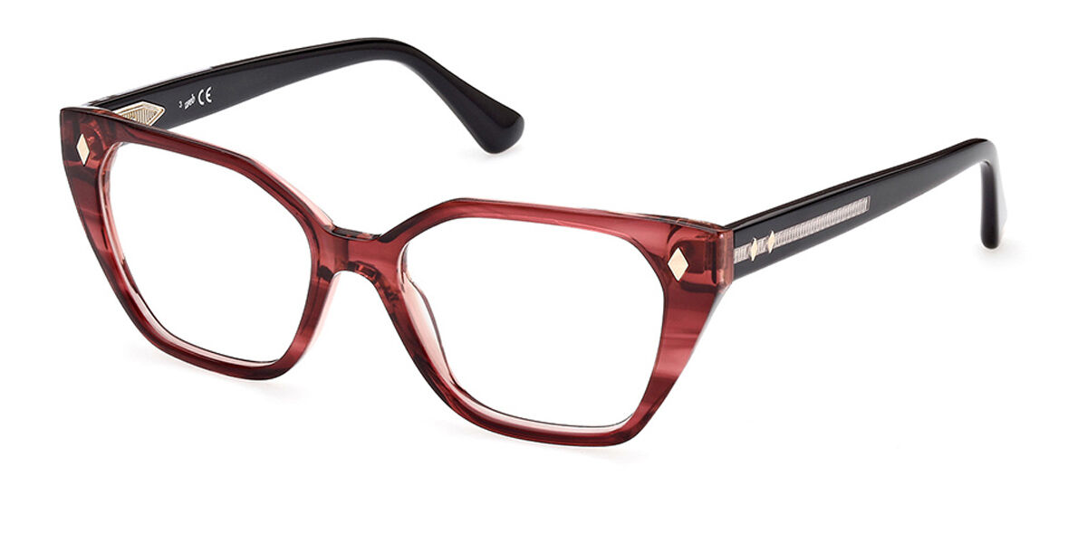 Photos - Glasses & Contact Lenses Web Web WE5385 074 Women's Eyeglasses Pink Size 52  - Blue Lig(Frame Only)