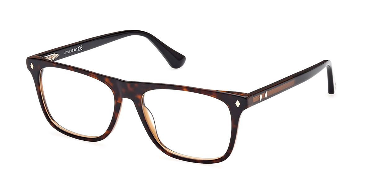 Photos - Glasses & Contact Lenses Web Web WE5399 056 Men's Eyeglasses Tortoiseshell Size 54  - B(Frame Only)