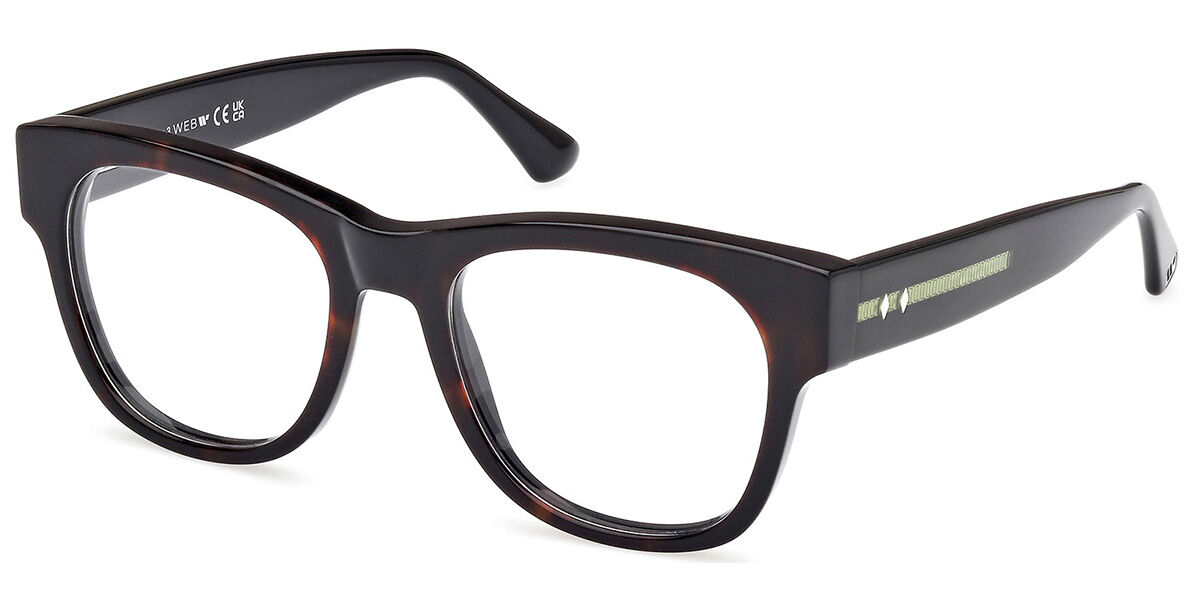 Photos - Glasses & Contact Lenses Web Web WE5423 052 Men's Eyeglasses Tortoiseshell Size 52  - B(Frame Only)