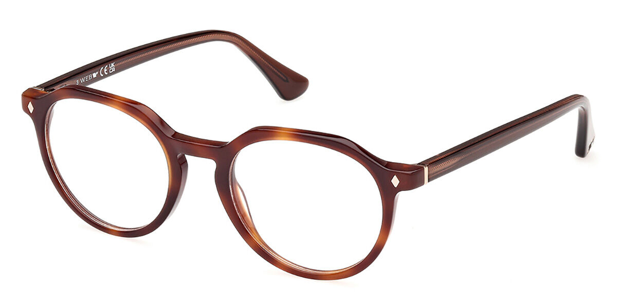 Photos - Glasses & Contact Lenses Web Web WE5427 056 Men's Eyeglasses Tortoiseshell Size 50  - B(Frame Only)