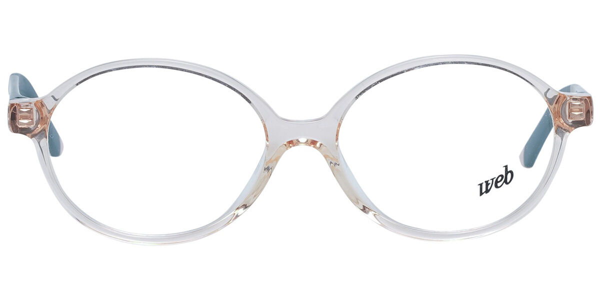 Roundcom 72a Web WE5310 Kids 72A Round Transparent Light Peachy Pink Eyeglasses ...
