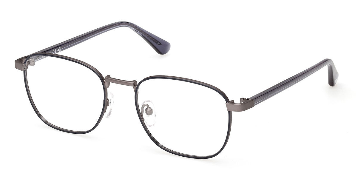 Photos - Glasses & Contact Lenses Web Eyewear Web Eyewear WE5477 Men's Glasses, Blue, Size 53