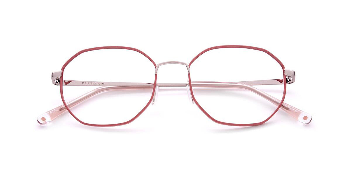 Paradigm 21-01 Terra Cotta Eyeglasses in Red Pink Gold ...