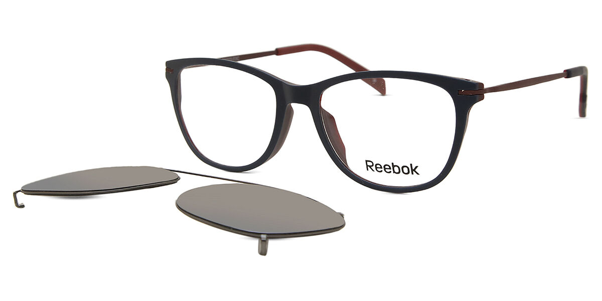 R9005 Reebok R9005 with Clip-On 03C Glasses Blue On Bordeaux | VisionDirect ...