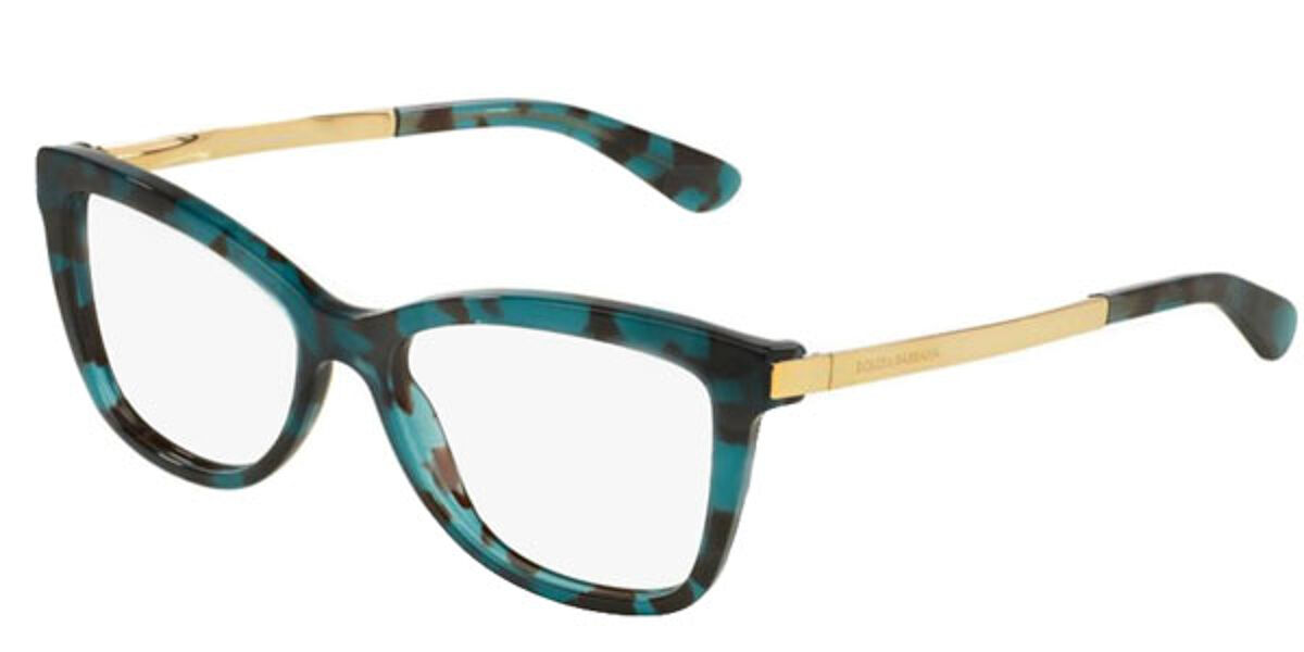 Dolce & Gabbana DG3218 Sicilian Taste 2887 Eyeglasses in Petroleum Cube |  SmartBuyGlasses USA