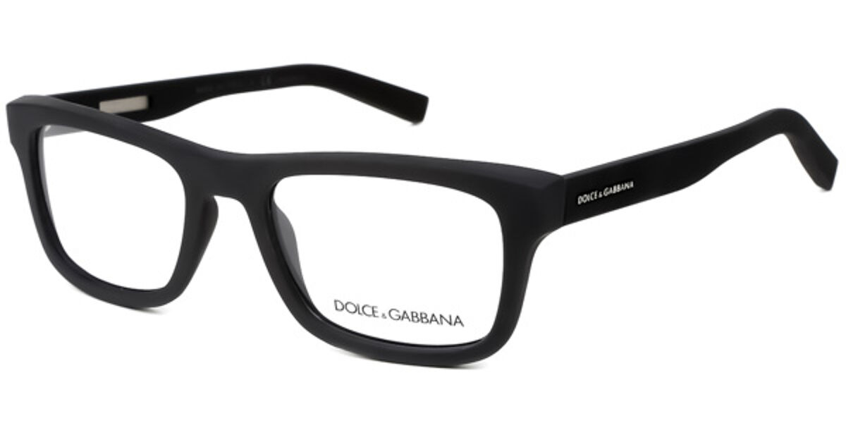 Dolce & Gabbana DG1271 Rubber Skin 1179 Eyeglasses in Black |  SmartBuyGlasses USA