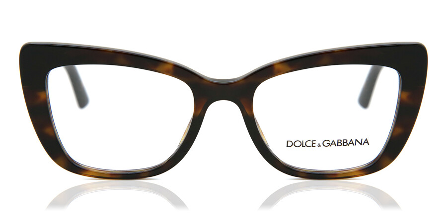 Dolce & Gabbana DG3308 502 Eyeglasses in Havana | SmartBuyGlasses USA