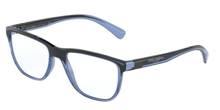 Dolce & Gabbana DG5053 3258 Glasses Transparent Blue/Black |  SmartBuyGlasses Canada