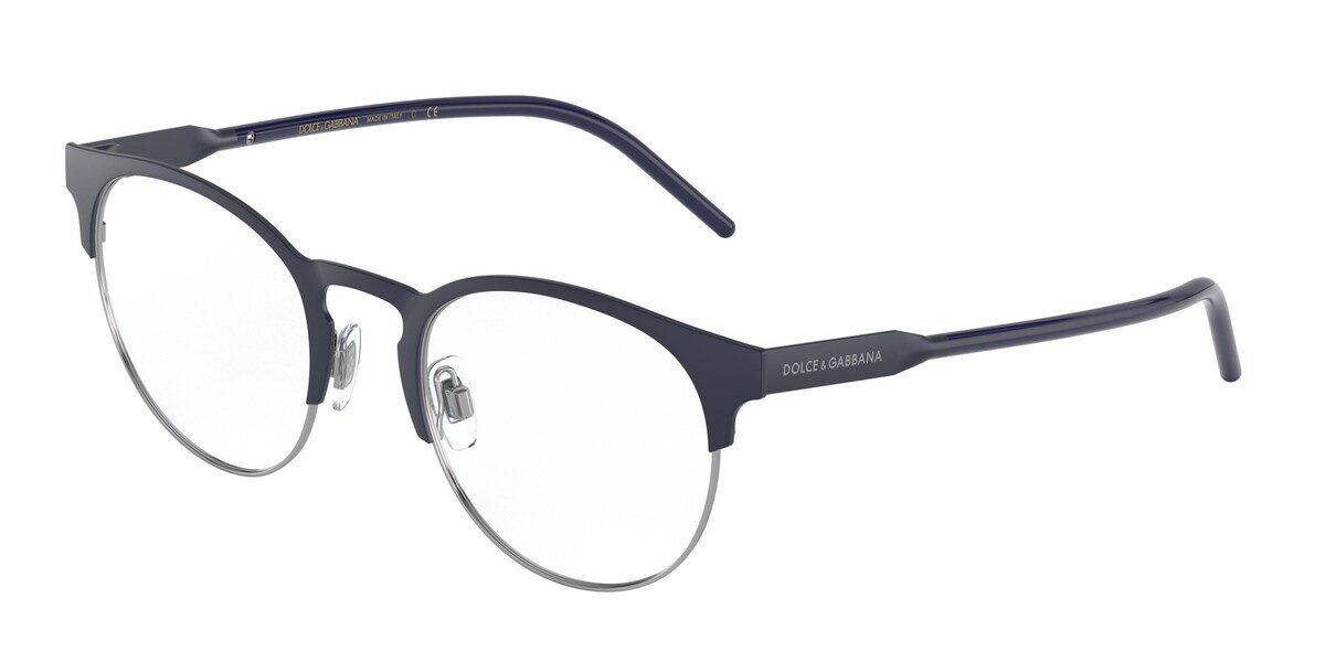 Dolce & Gabbana DG1331 1280 Men's Eyeglasses Blue Size 51 - Blue Light Block Available