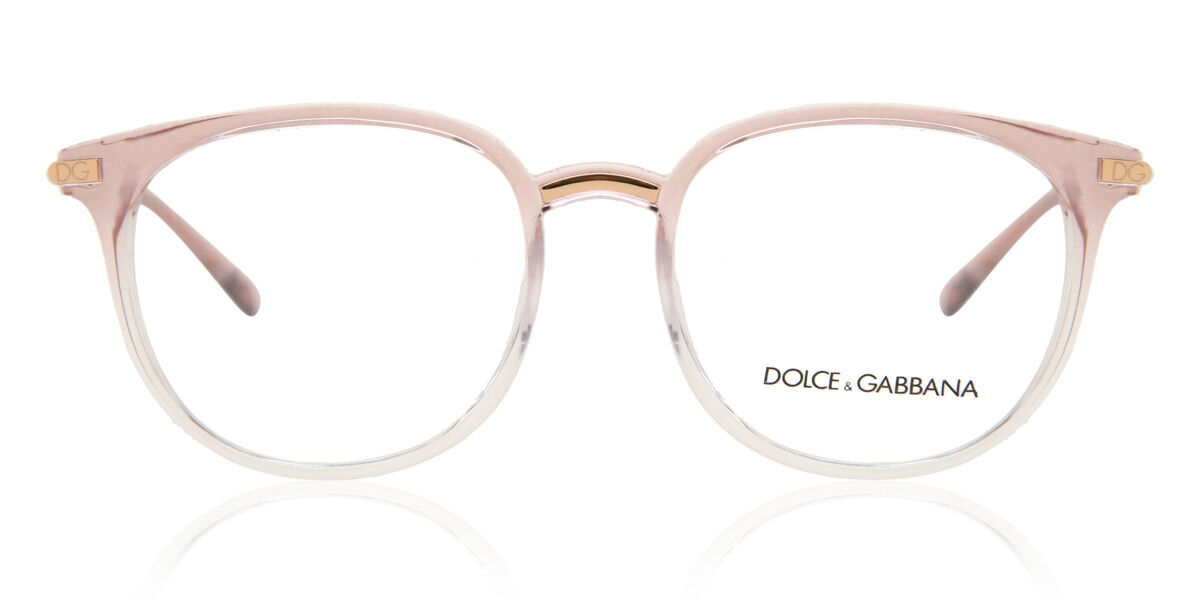 Photos - Glasses & Contact Lenses D&G Dolce & Gabbana Dolce & Gabbana DG5071 3303 Women's Eyeglasses Pink Size 5 