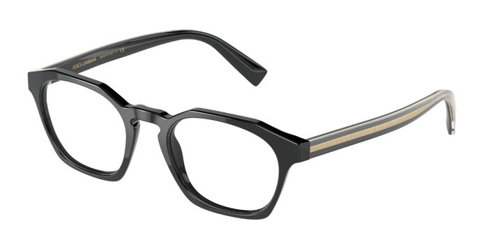 Dolce & Gabbana DG1324 1334 Gold/Black Eyeglasses  display picture 1
