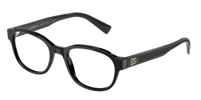 Dolce & Gabbana DG1324 1334 Gold/Black Eyeglasses  display picture 2