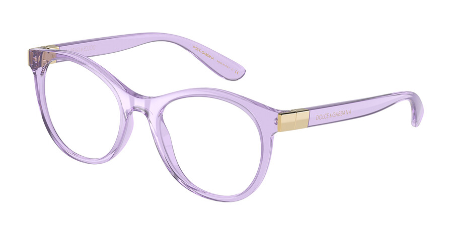 Dolce & Gabbana DG5075 3045 Glasses Transparent Purple | VisionDirect  Australia