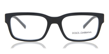 DOLCE&GABBANA Black Men's Browline Eyeglasses M000933 - ItsHot