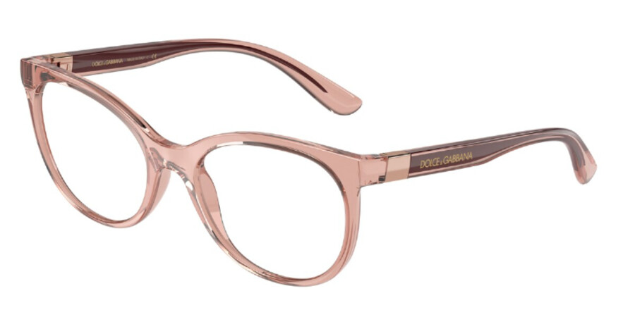 Dolce & Gabbana DG5084 3148 Eyeglasses in Transparent Pink |  SmartBuyGlasses USA