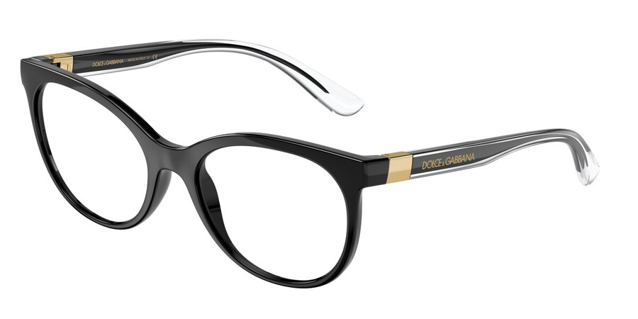 Dolce & Gabbana DG5084 501 Eyeglasses in Black | SmartBuyGlasses USA